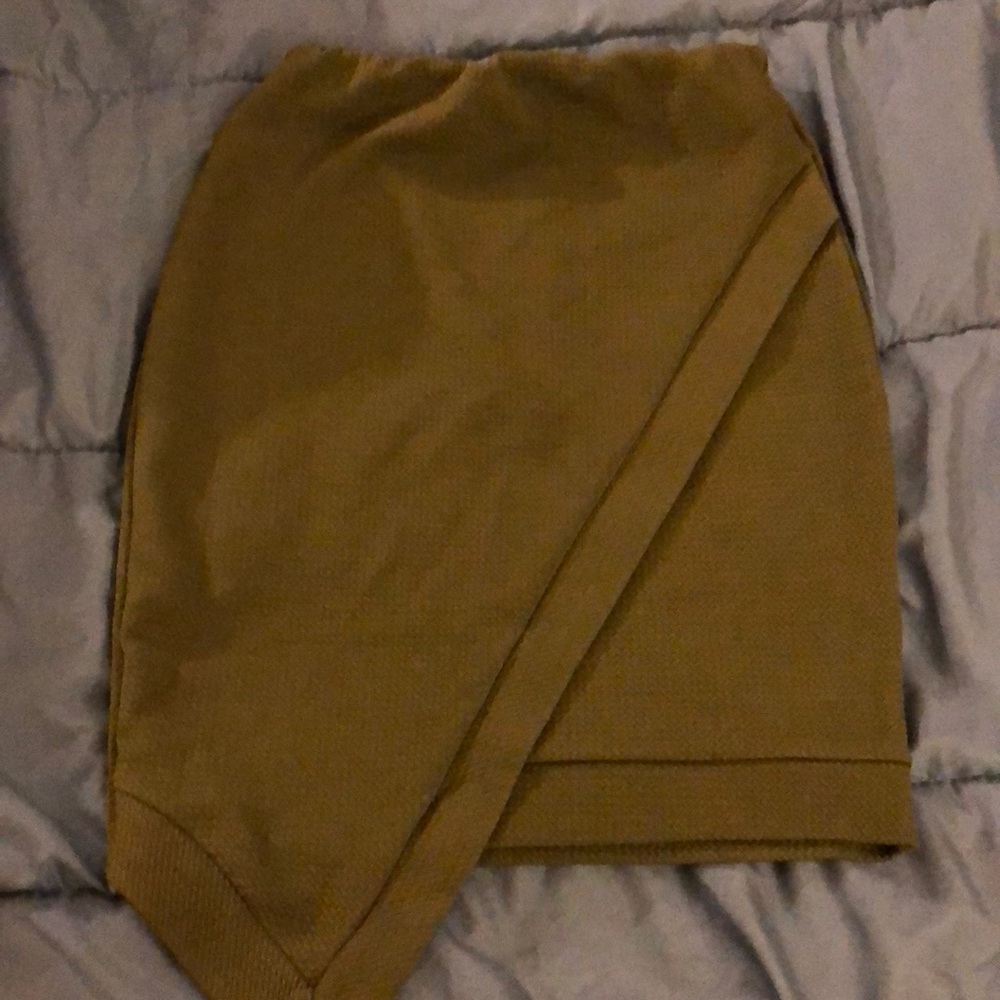 Papaya Olive green pencil skirt